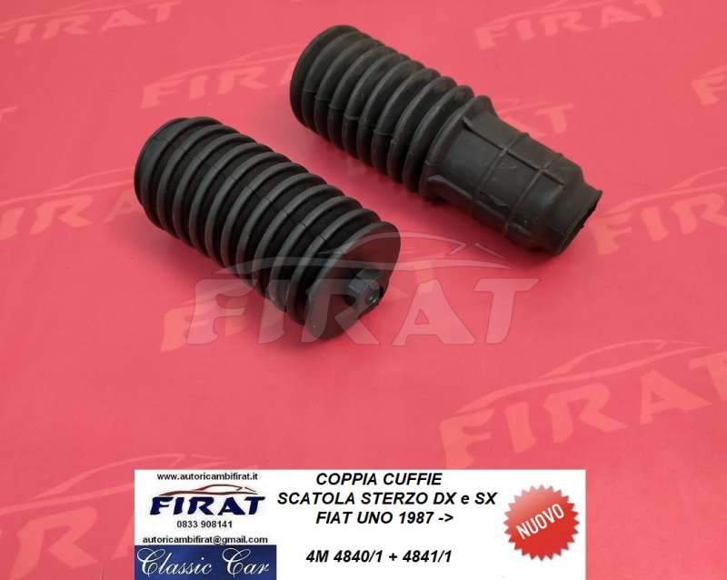CUFFIE SCATOLA STERZO FIAT UNO 87 -> (4840/1+4841/1)